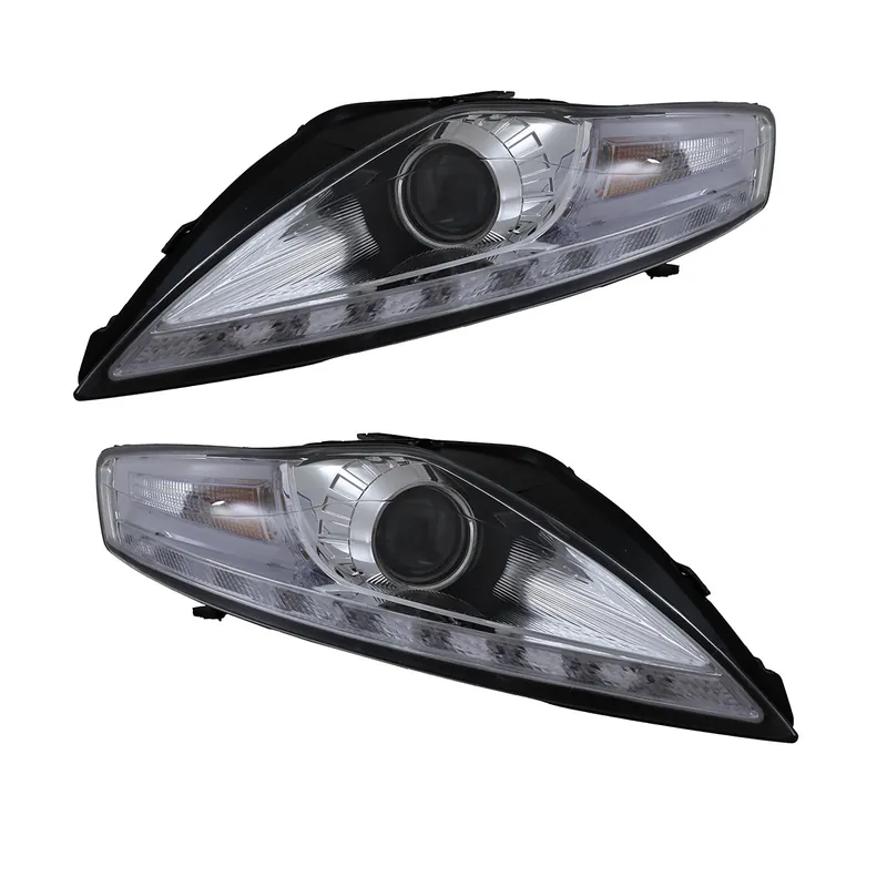 Markenware Scheinwerfer Tagfahrlicht LED chrom passt für Ford Mondeo MK4 ab 2007 - 2010