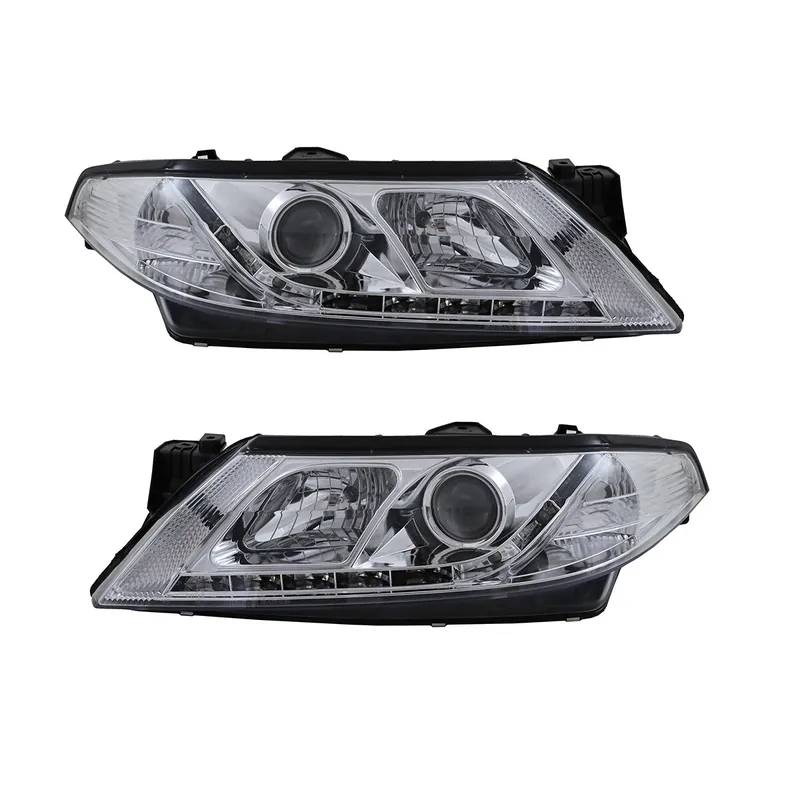 Scheinwerfer LED Tagfahrlicht passt für Renault Laguna 2 ab 2001-2005 Chrom Rabatt