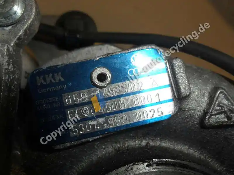 Turbolader und Luftzufuhr gebraucht AUDI A8/S8 4E (11/02-09) Baujahr 2002 Begrenztes Angebot