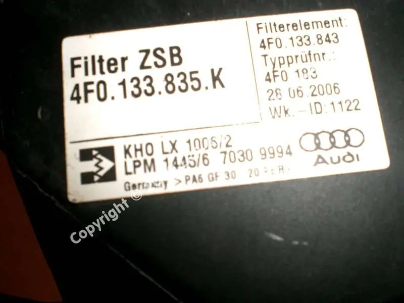 Schnäppchen Turbolader und Luftzufuhr gebraucht AUDI A6 (4F, 04/04-) Baujahr 2006
