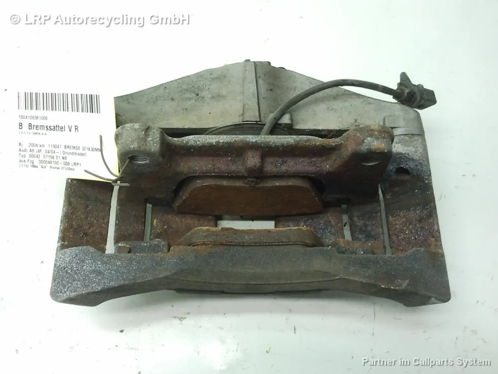 Meistverkauft Bremsanlage gebraucht AUDI A6 (4F, 04/04-) Baujahr 2004