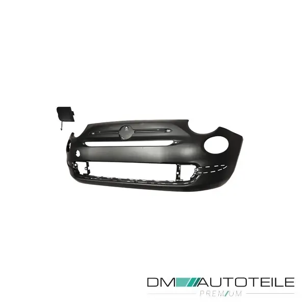Neue Ware Stoßstange vorne grundiert passt für Fiat 500 Facelift ab 2016 mit Zierleisten