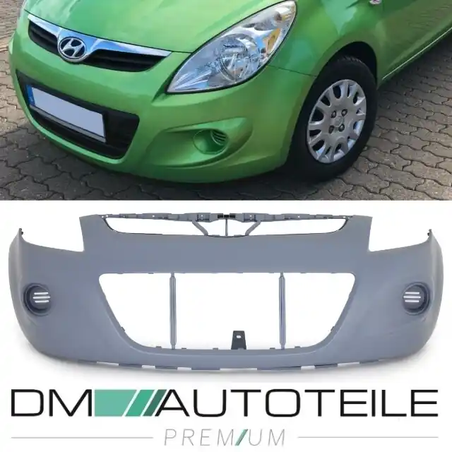 Super-Preis Stoßstange vorne grundiert passt für Hyundai i20 (PB PBT) 2008-2012 ohne Nebel