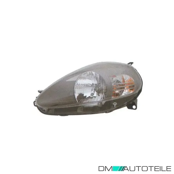 Begrenztes Angebot Hauptscheinwerfer links H4 mit Blinklicht passt für Fiat Grande Punto 05-09