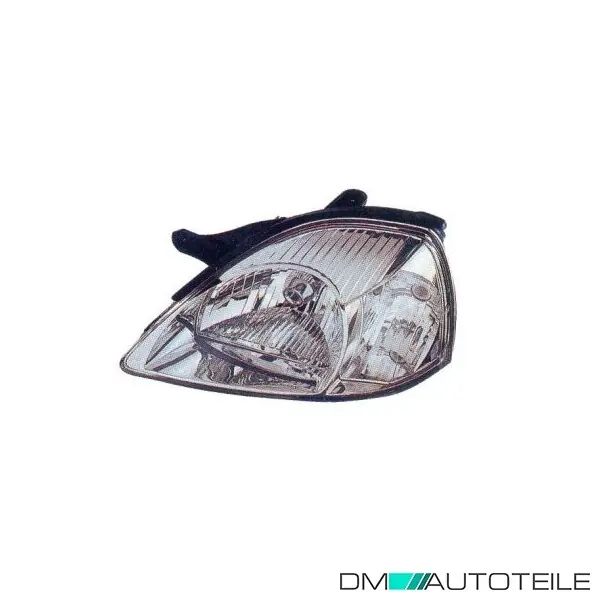 Highlight Hauptscheinwerfer Scheinwerfer links H4 mit Motor passt für KIA Rio Kombi 02-04