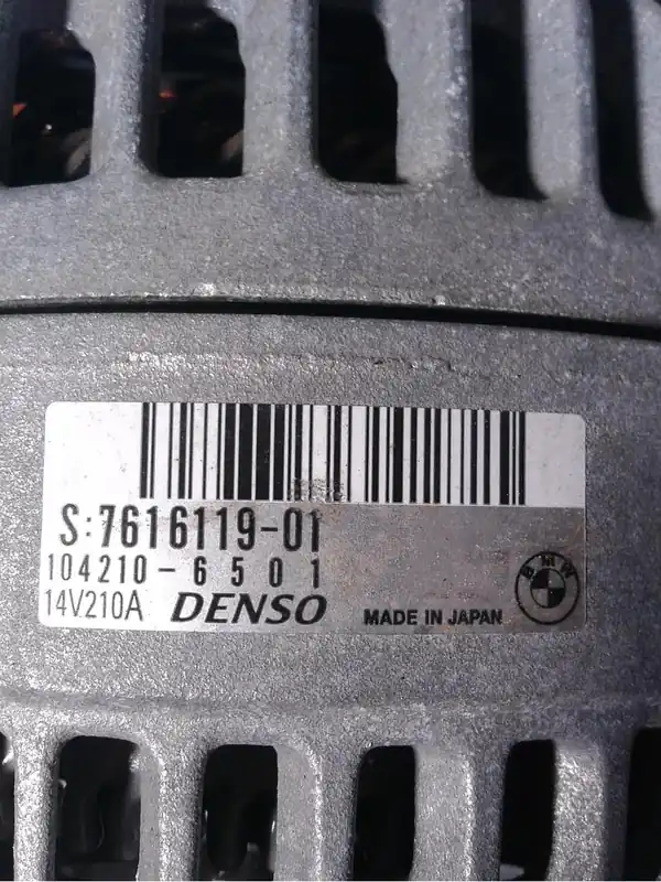 Anlasser, Lichtmaschine gebraucht BMW 3-ER GT F34 Baujahr 2013 Markenprodukt