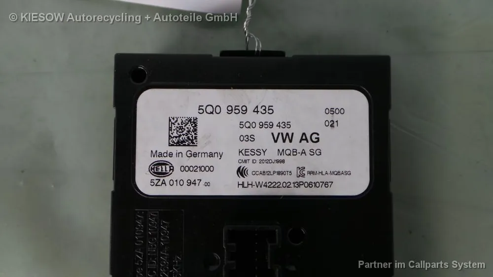 Relais, Steuergeräte gebraucht VW GOLF VII AU/5G1 Baujahr 2013 Aktuell