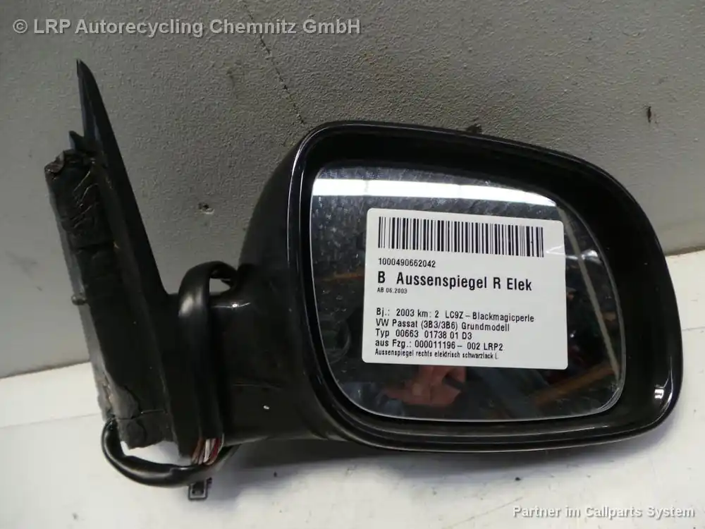 Schneller Versand Spiegel gebraucht VW PASSAT (3B3/3B6) Baujahr 2003