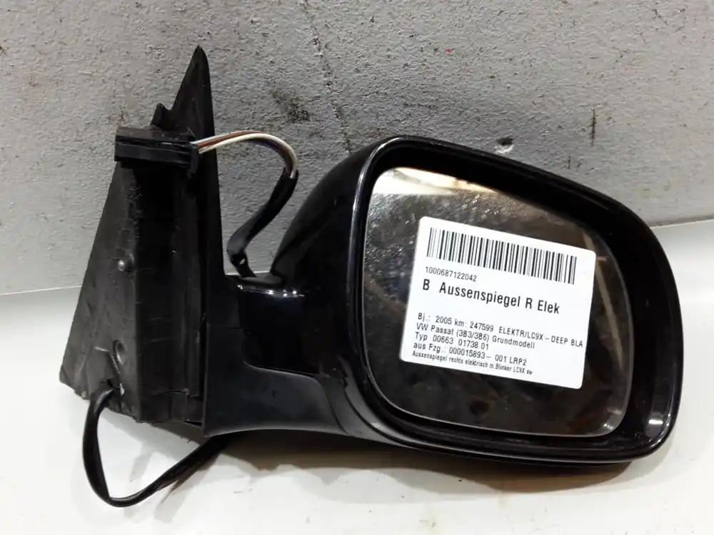 Sofort Bestellen Spiegel gebraucht VW PASSAT (3B3/3B6) Baujahr 2002