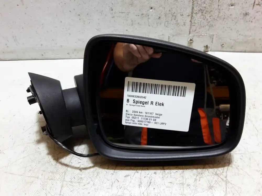 Spiegel gebraucht DACIA SANDERO Baujahr 2009 Sonderangebot